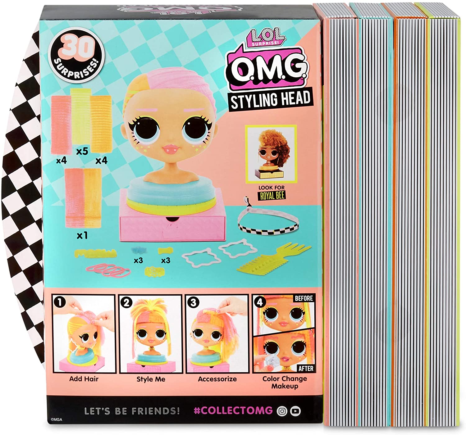 Buy LOL Surprise OMG Styling Head Neonlicious | Yallatoys.com