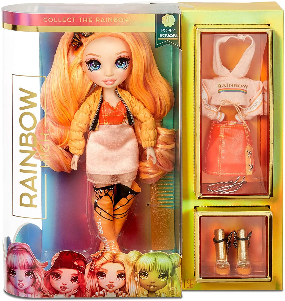 Buy Rainbow High Fashion Doll- Poppy Rowan Series 1 | Yallatoys.com