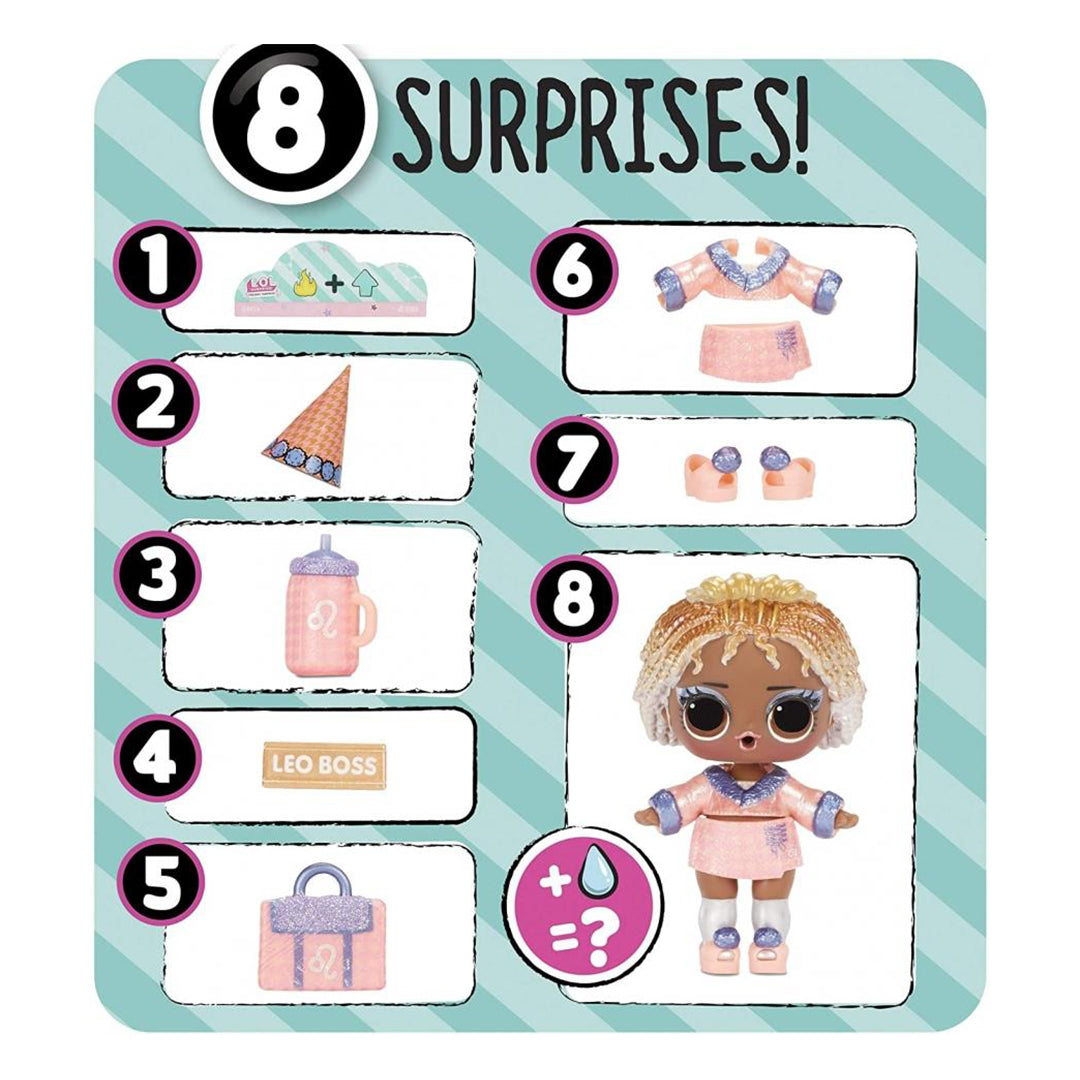 Buy LOL Surprise Present Surprise Series 2 Glitter Shimmer Star Sign Themed Doll with 8 Surprises | Yallatoys.com