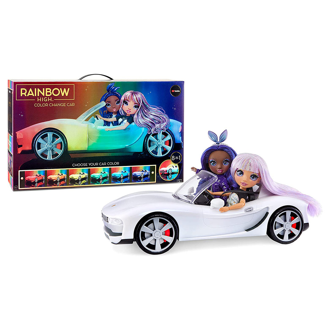 Buy Rainbow High Color Change Car 8 in 1 | Yallatoys.com