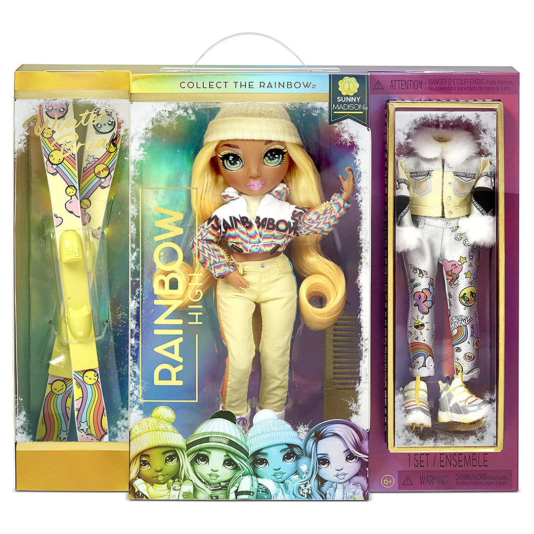 Buy Rainbow High Fashion Winter Break Doll Sunny Madison | Yallatoys.com