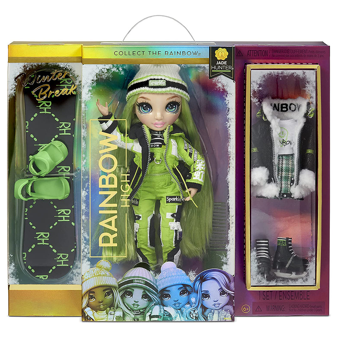 Buy Rainbow High Fashion Winter Break Doll Jade Hunter | Yallatoys.com