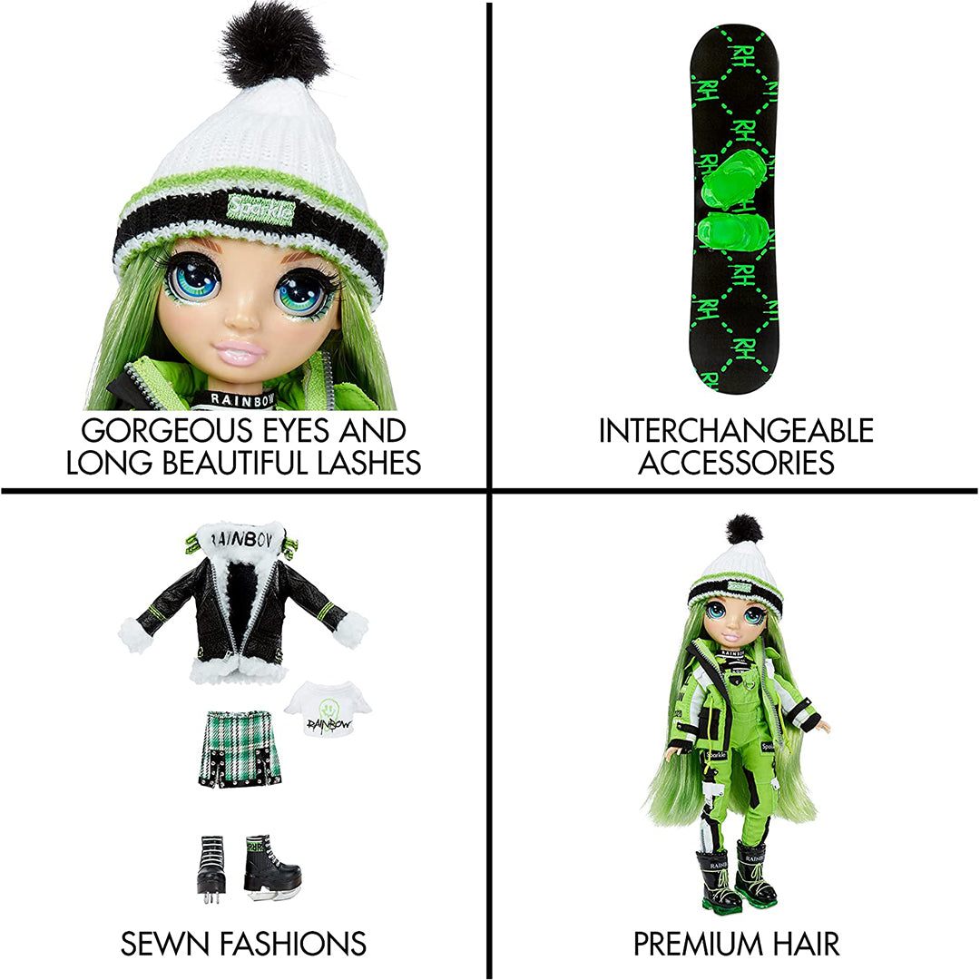 Buy Rainbow High Fashion Winter Break Doll Jade Hunter | Yallatoys.com