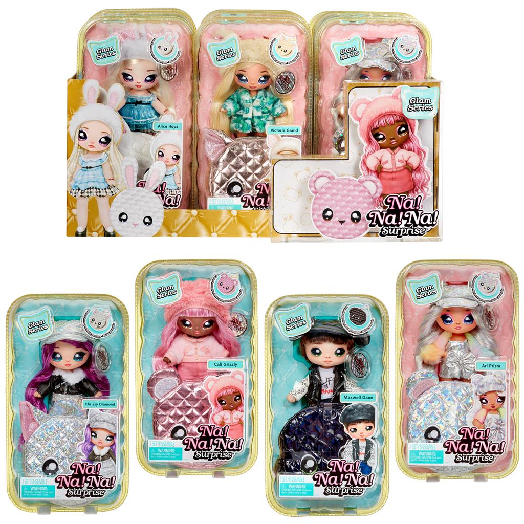 Buy Na Na Na Surprise 2 in 1 Pom Doll Glam Series 1 (Sold Separately Subject to Availability) | Yallatoys.com