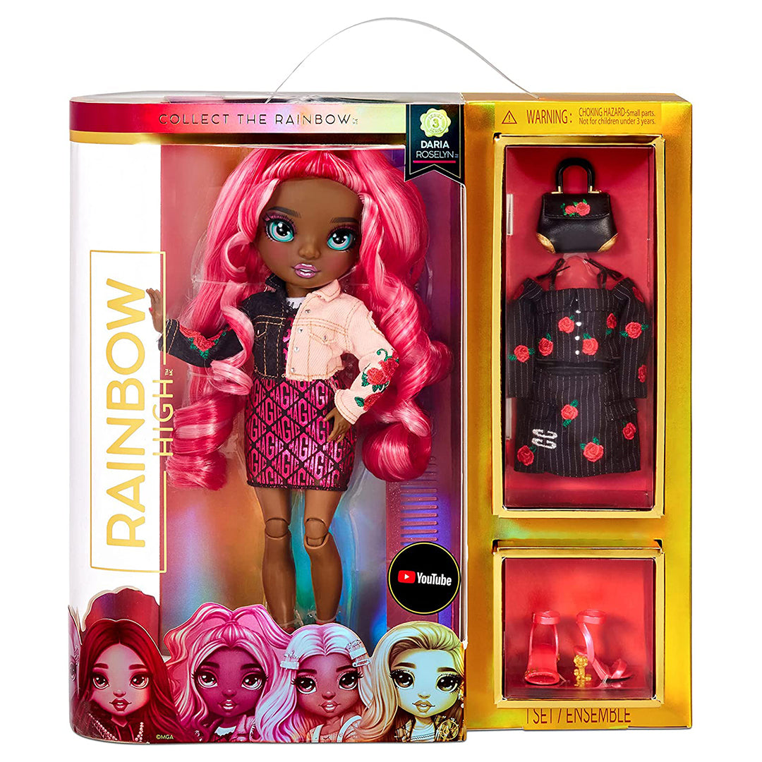 Buy Rainbow High Series 3 Daria Roselyn Fashion Doll Rose | Yallatoys.com