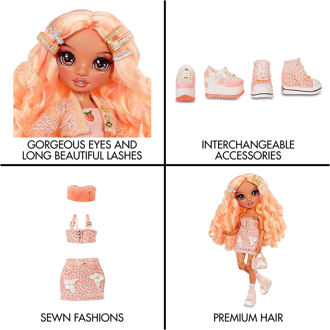 Buy Rainbow High Series 3 Georgia Bloom Fashion Doll Peach | Yallatoys.com