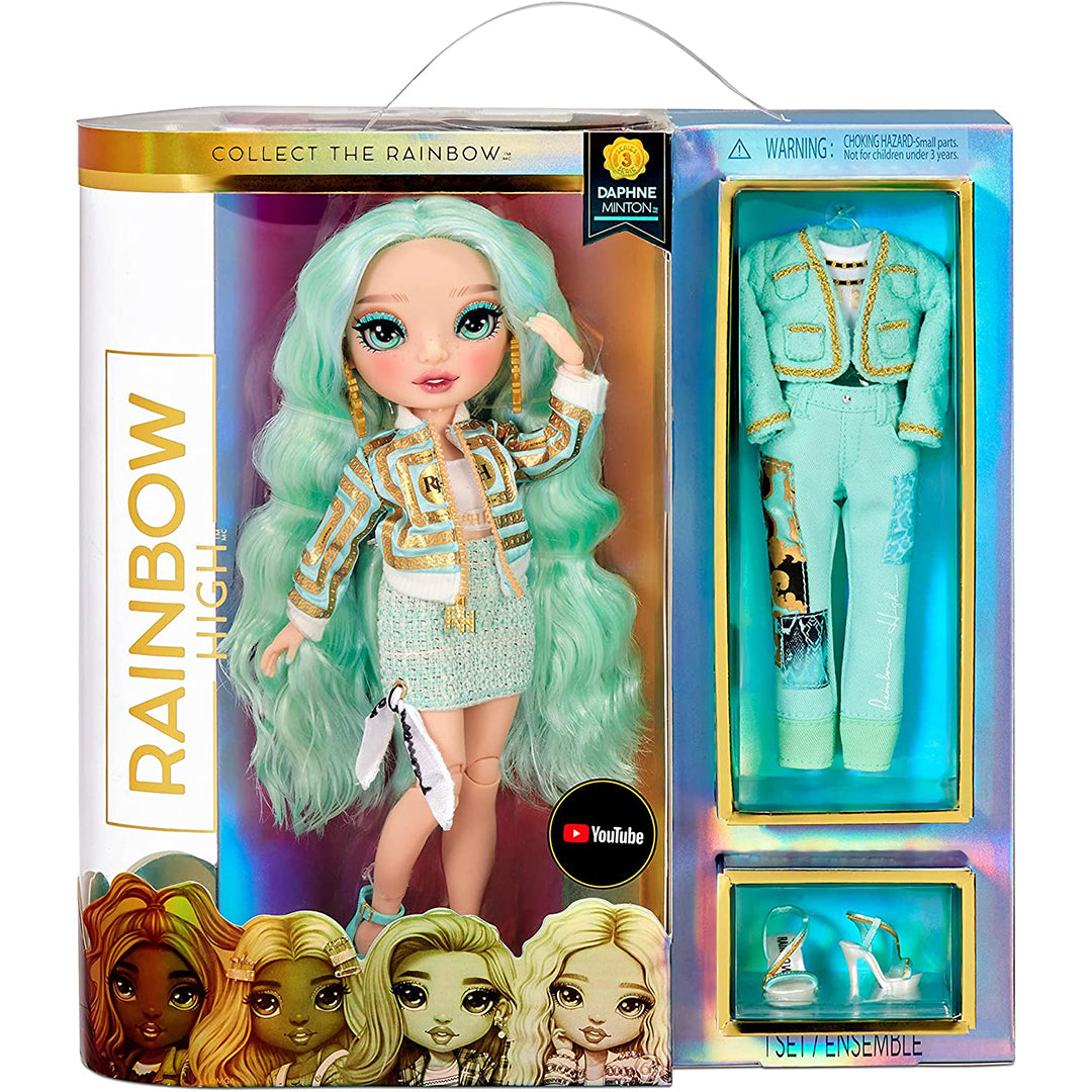 Buy Rainbow High Series 3 Daphne Minton Fashion Doll Mint | Yallatoys.com