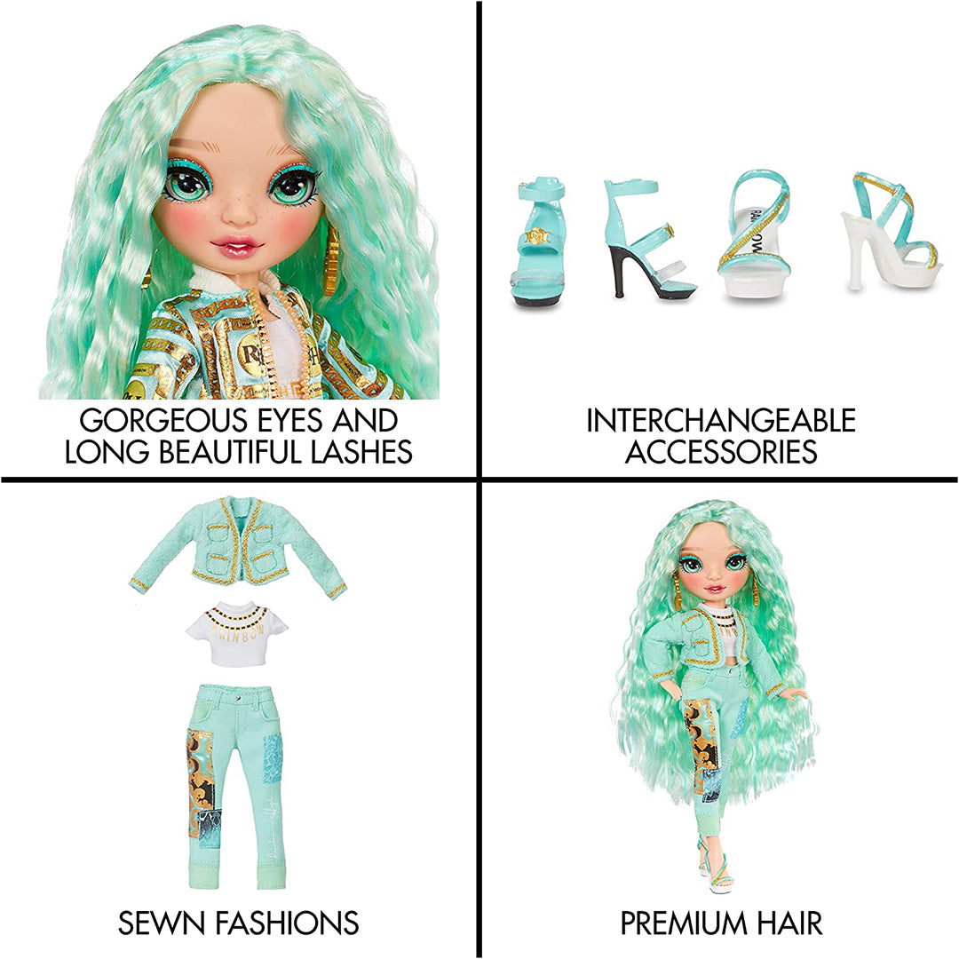 Buy Rainbow High Series 3 Daphne Minton Fashion Doll Mint | Yallatoys.com