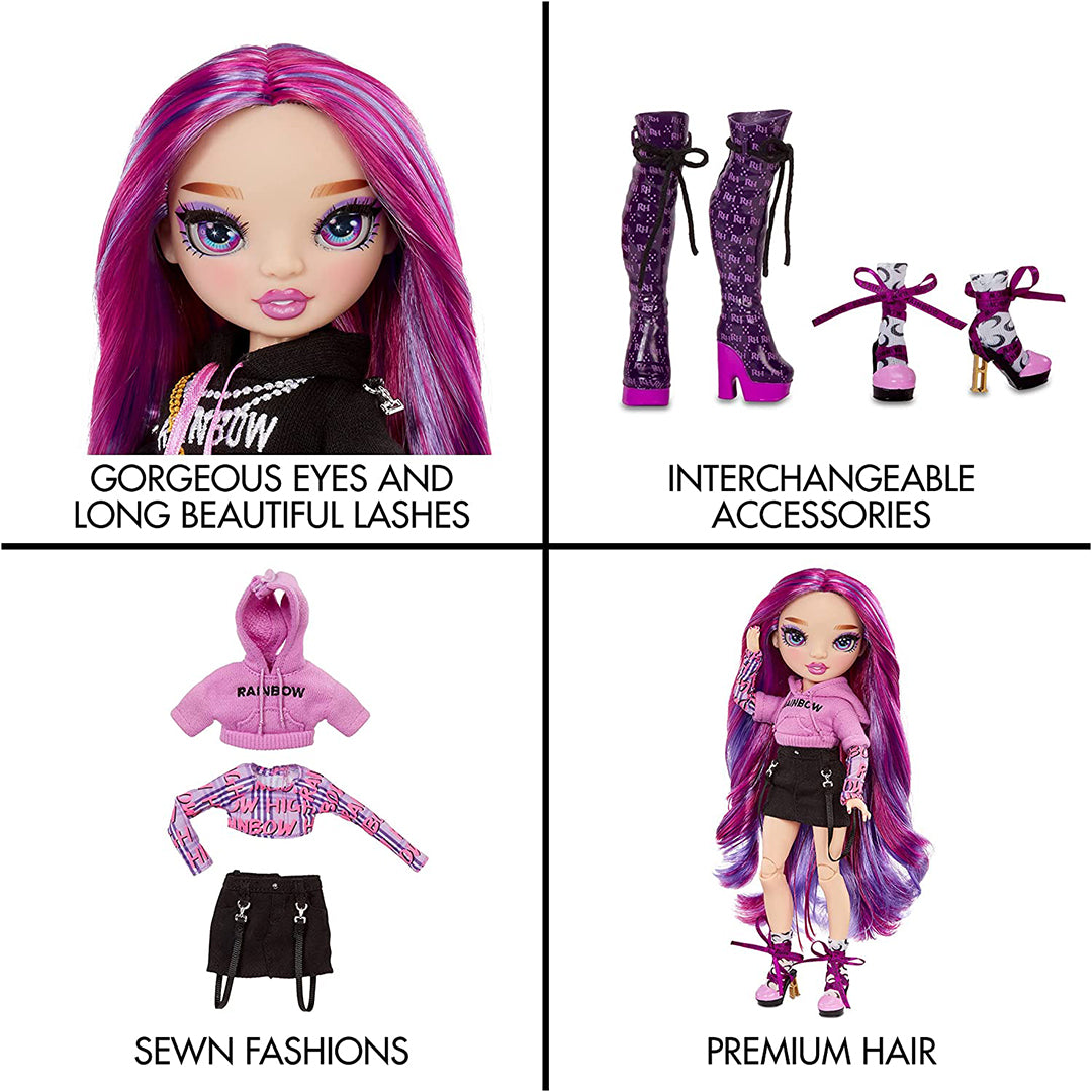 Buy Rainbow High Series 3 EMI Vanda Fashion Doll Orchid | Yallatoys.com