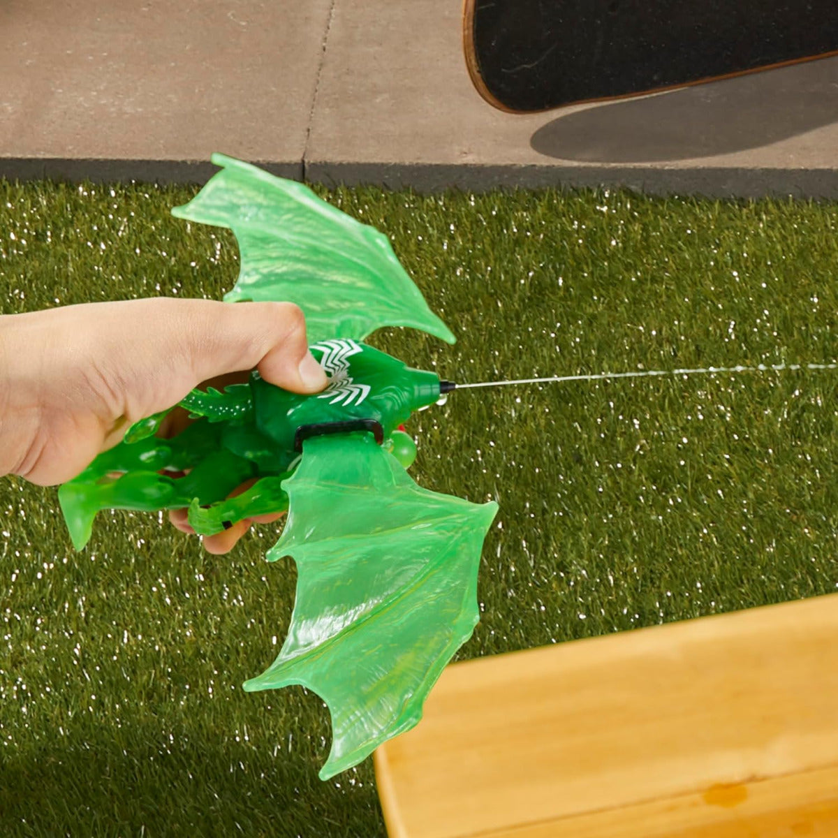 Buy Marvel Spider-Man Epic Hero Series Web Splashers Green Symbiote Hydro Wing Blast | Yallatoys.com