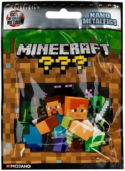 Buy Jada Minecraft Nanofigs Blind Bag Assortment Of 1.65 Inch Die Cast Characters (Sold Separately Subjected to Availability) | Yallatoys.com
