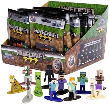 Buy Jada Minecraft Nanofigs Blind Bag Assortment Of 1.65 Inch Die Cast Characters (Sold Separately Subjected to Availability) | Yallatoys.com