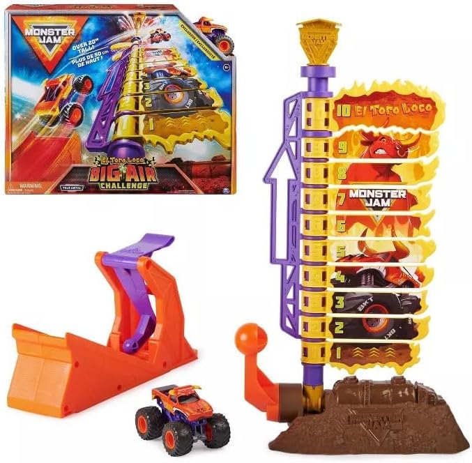 Buy Monster Jam Big Air Challenge El Toro Loco Playset | Yallatoys.com
