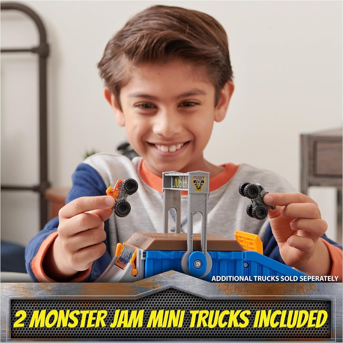 Buy Monster Jam Mini Flip & Go Playset | Yallatoys.com