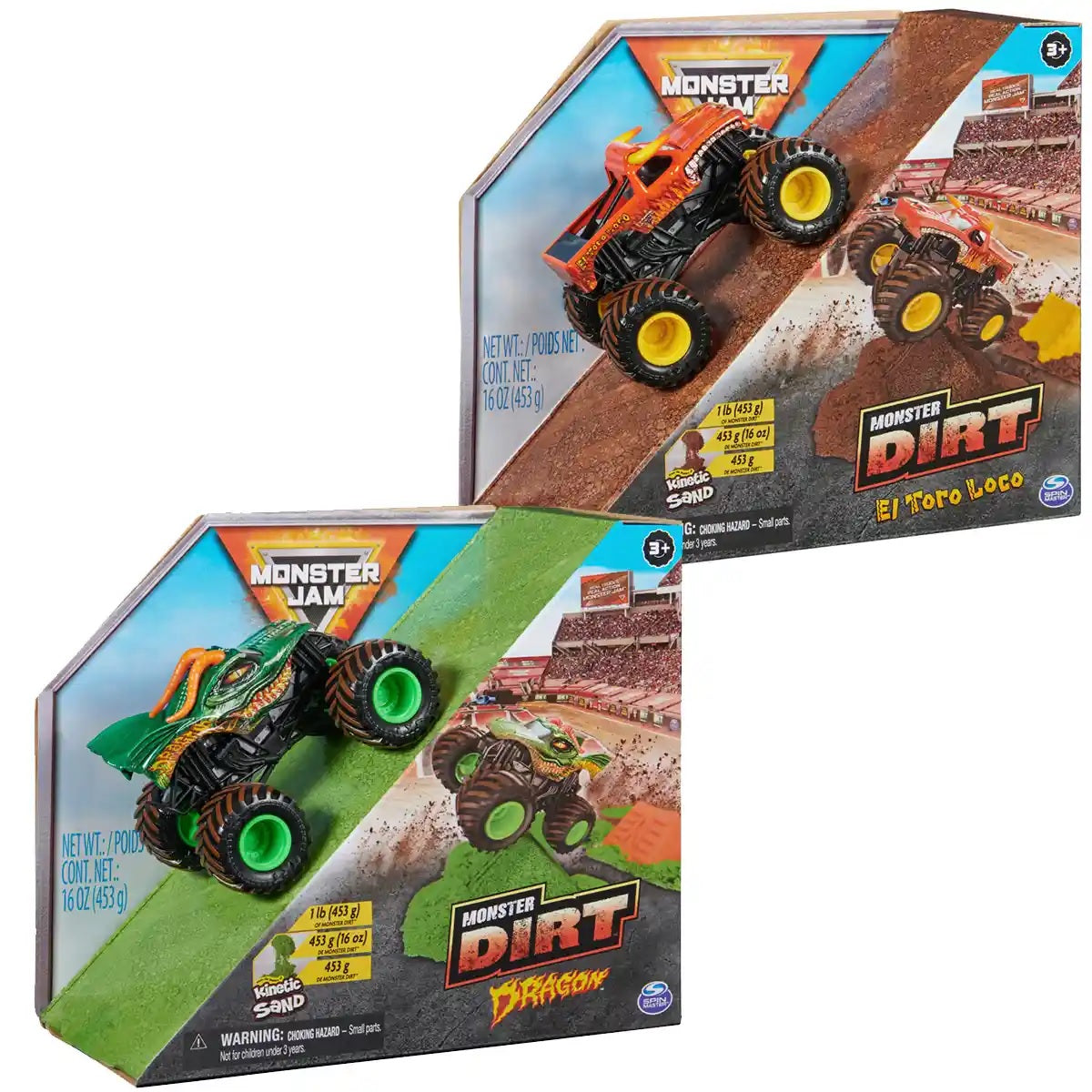 Buy Monster Jam Monster Dirt Starter Set 2.0 with Kinetic Sand (Sold Separately Subject to Availability) | Yallatoys.com