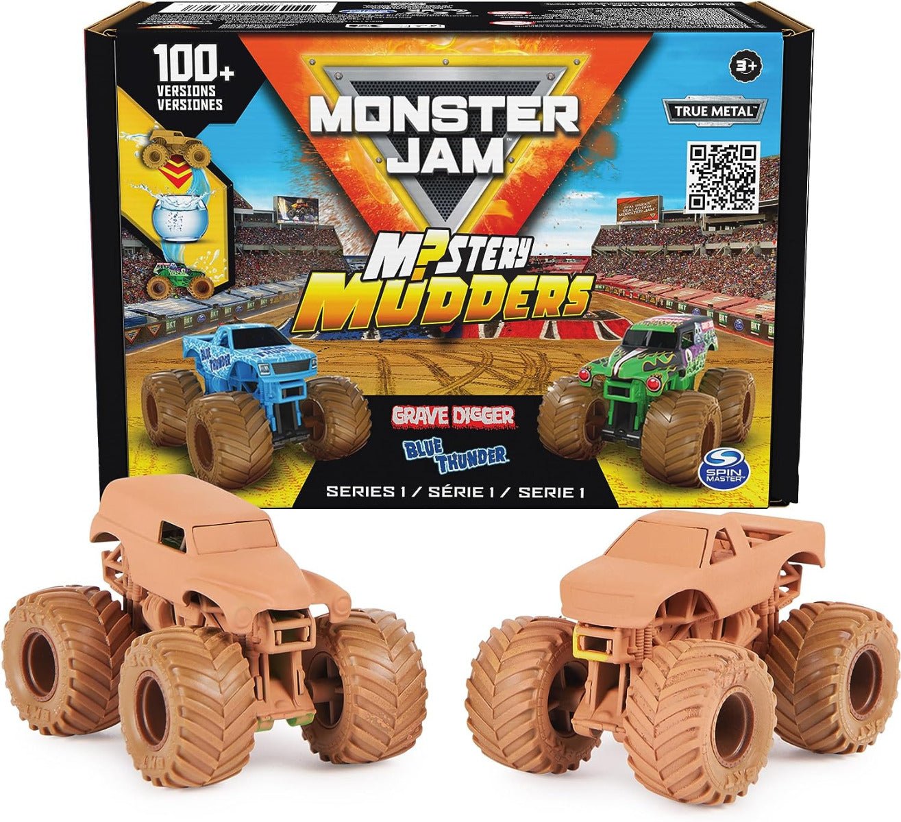 Buy Monster Jam 1:64 Mystery Mudders 2 Pack Monster Trucks (Sold Separately Subjected To Availability) | Yallatoys.com