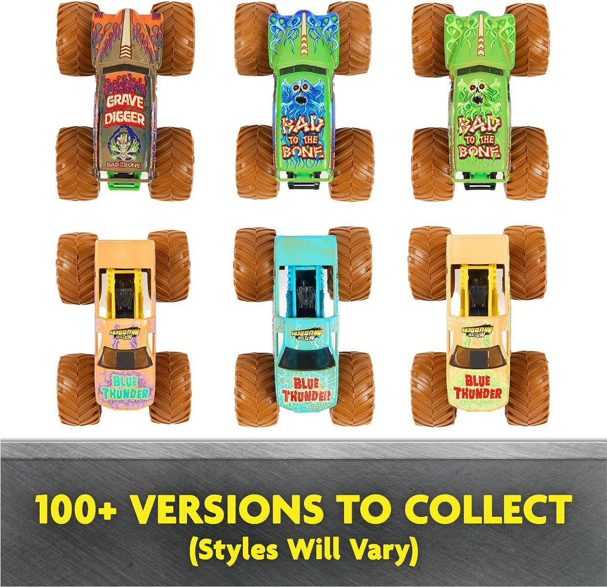 Buy Monster Jam 1:64 Mystery Mudders 2 Pack Monster Trucks (Sold Separately Subjected To Availability) | Yallatoys.com