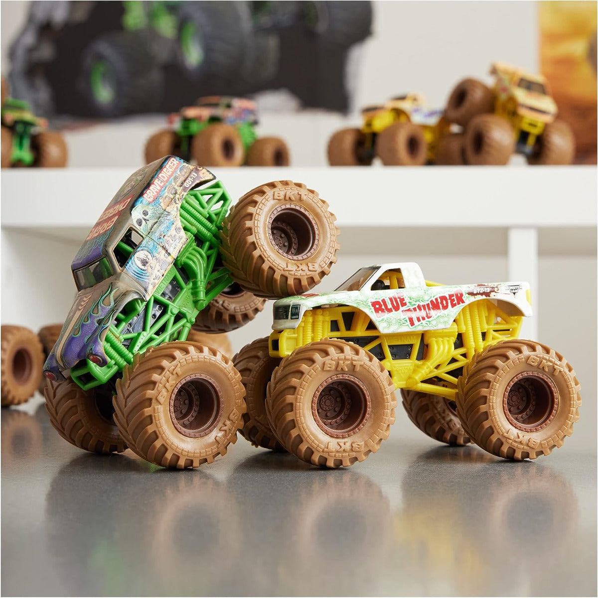 Buy Monster Jam 1:64 Mystery Mudders 2 Pack Monster Trucks (Sold Separately Subjected To Availability) | Yallatoys.com