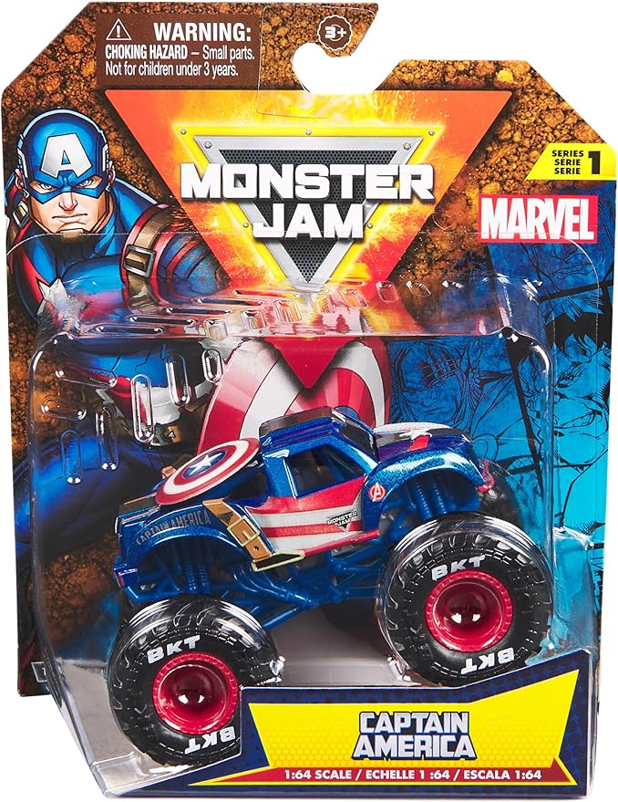 Buy Monster Jam Marvel Vehicles (Sold Separately Subject to availability) | Yallatoys.com