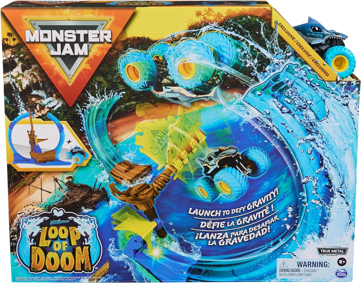 Buy Monster Jam 1:64 Stunt Playset | Yallatoys.com