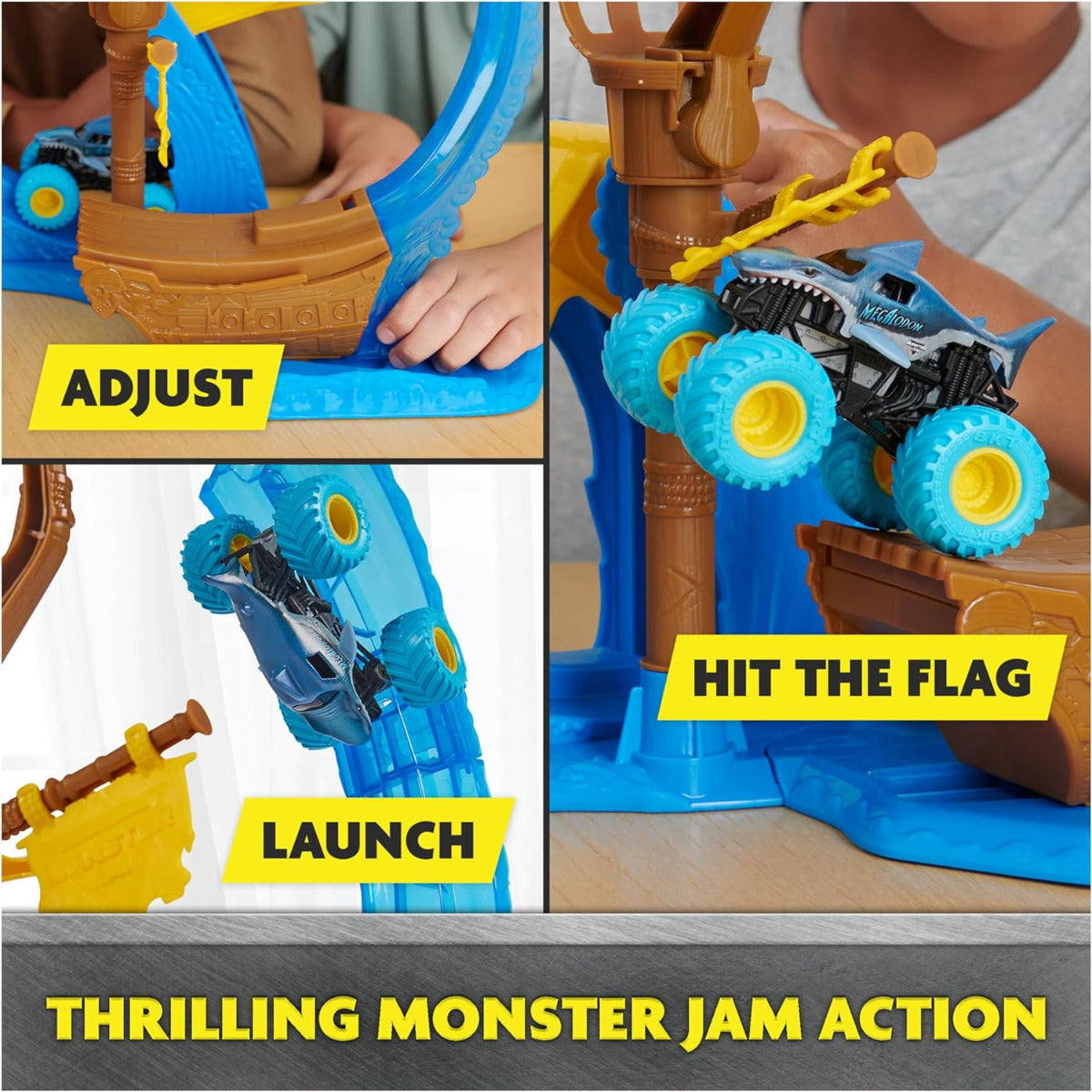 Buy Monster Jam 1:64 Stunt Playset | Yallatoys.com