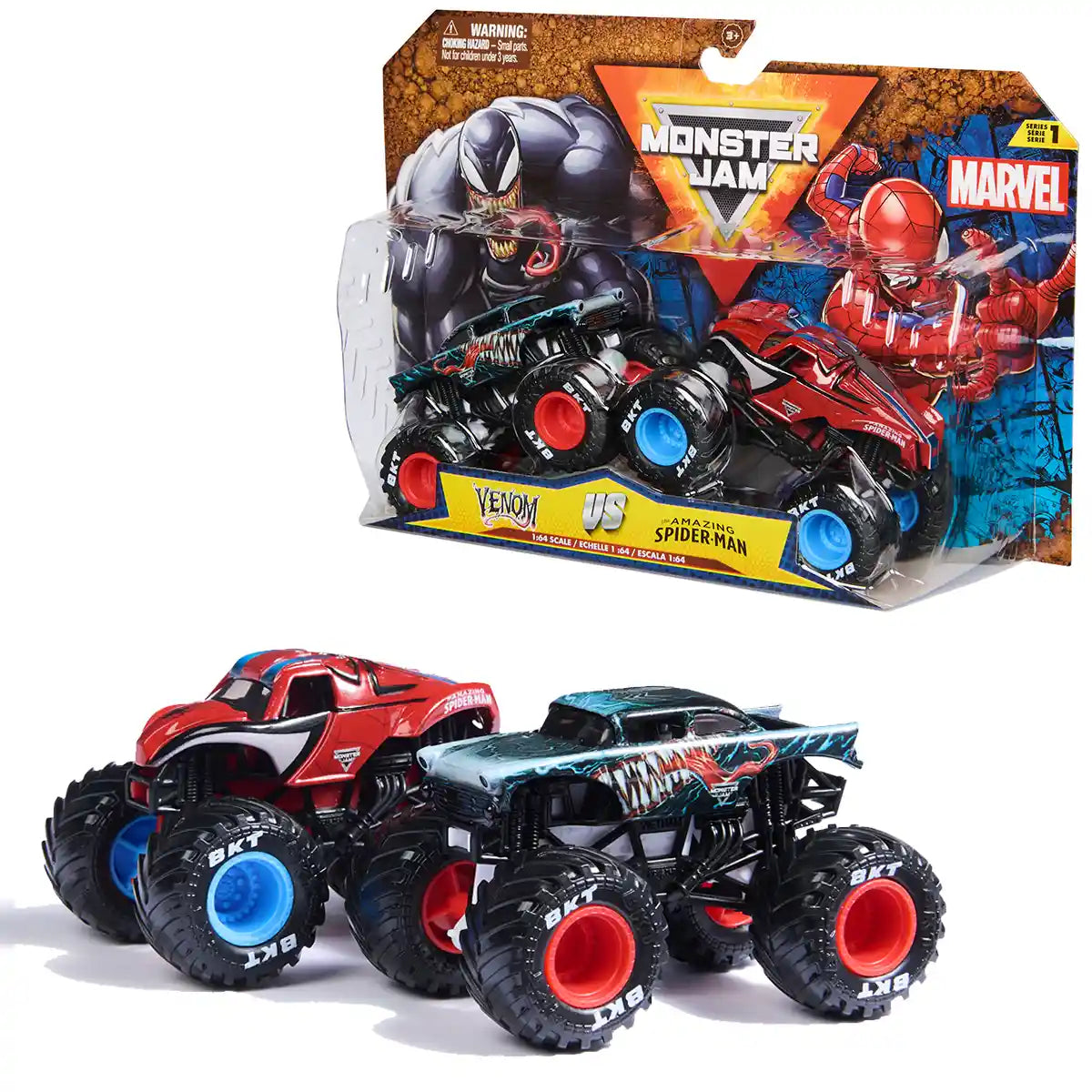 Buy Monster Jam Marvel Vehicles 2 Pack | Yallatoys.com