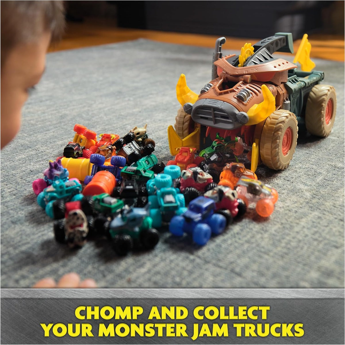Buy Monster Jam Mini Megalodon Madhogchomper Playset | Yallatoys.com