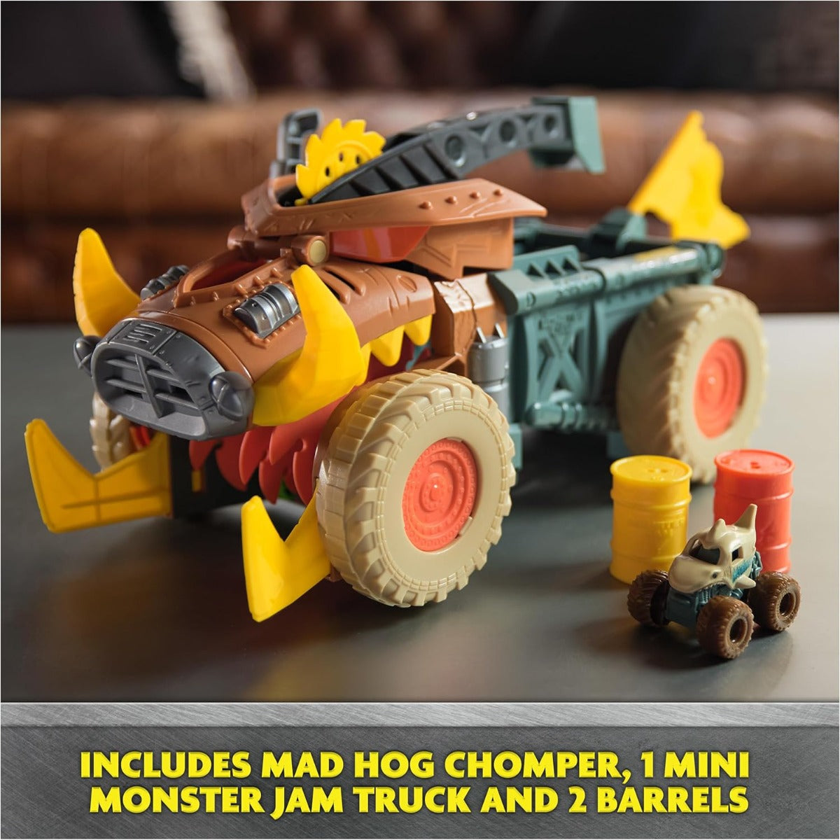 Buy Monster Jam Mini Megalodon Madhogchomper Playset | Yallatoys.com