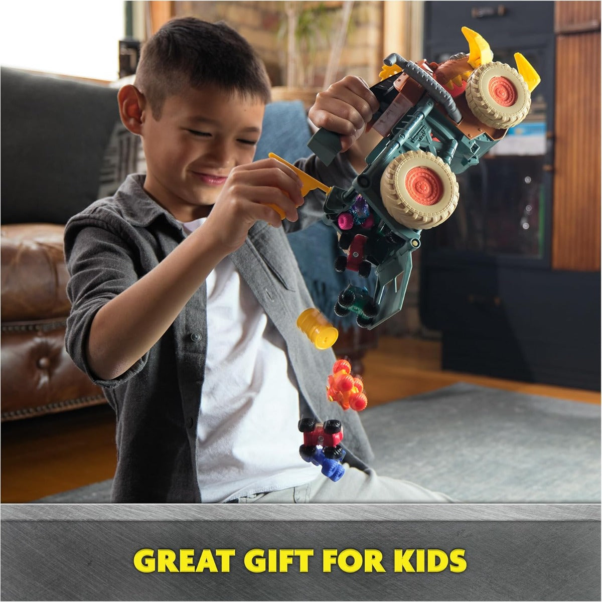 Buy Monster Jam Mini Megalodon Madhogchomper Playset | Yallatoys.com
