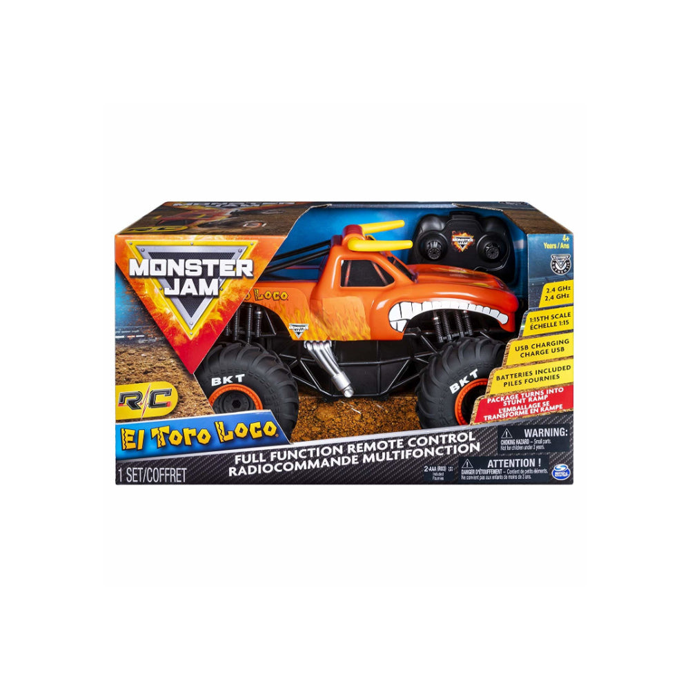 Buy Monster Jam El Toro Loco Remote Control Car | Yallatoys.com