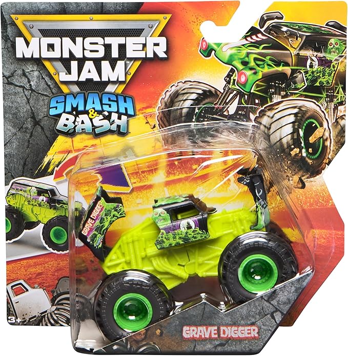 Buy Monster Jam Smash and Bash Megalodon 1:64 Monster Truck (Sold Seprately Subjected to Availability) | Yallatoys.com