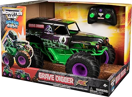 Buy Monster Jam Smash and Bash Grave Digger Remote Control | Yallatoys.com