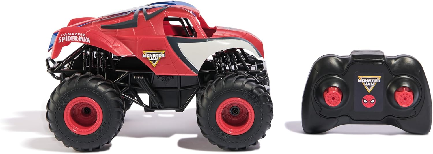 Buy Monster Jam Marvel Spiderman Remote Control Monster Truck | Yallatoys.com