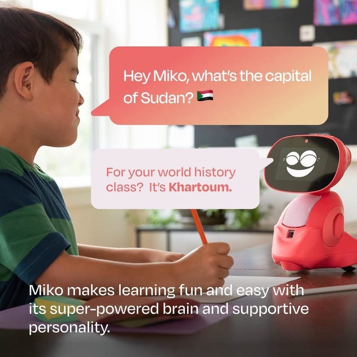 Buy Miko 3 AI Powered Robot Martian Red | Yallatoys.com
