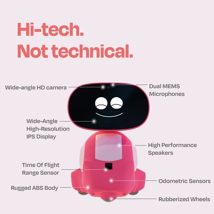 Buy Miko 3 AI Powered Robot Martian Red | Yallatoys.com
