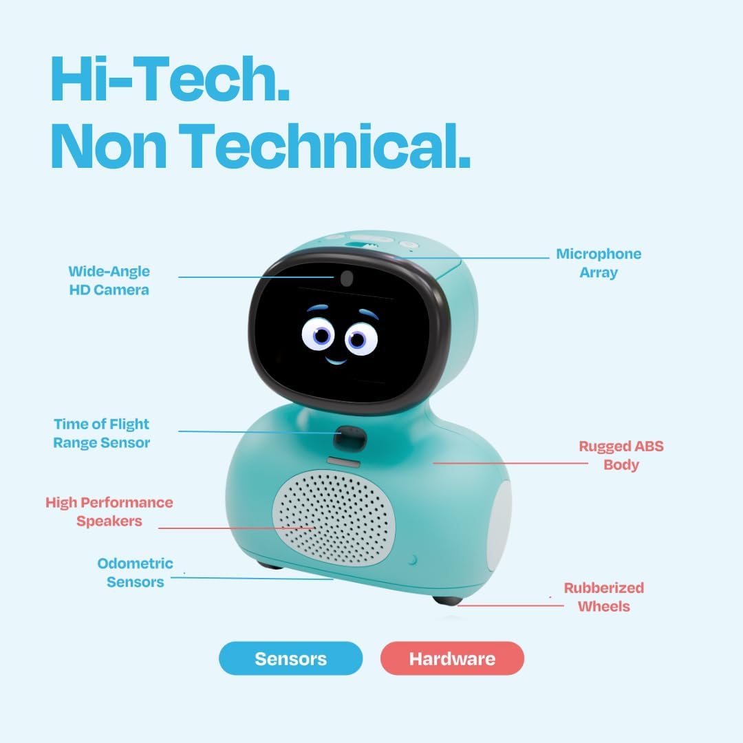 Buy Miko Mini Robot AI Learning Coach Blue | Yallatoys.com