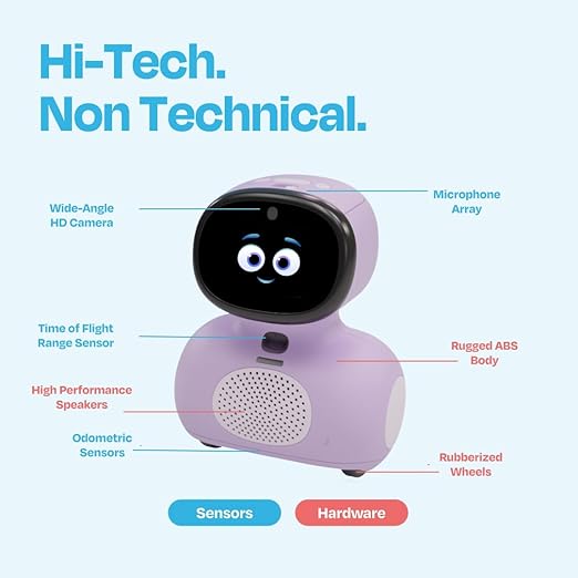 Buy Miko Mini Robot AI Learning Coach Purple | Yallatoys.com
