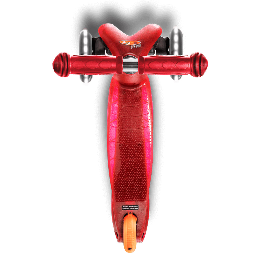 Buy Micro Mini Classic Scooter With Led Wheels Red | Yallatoys.com