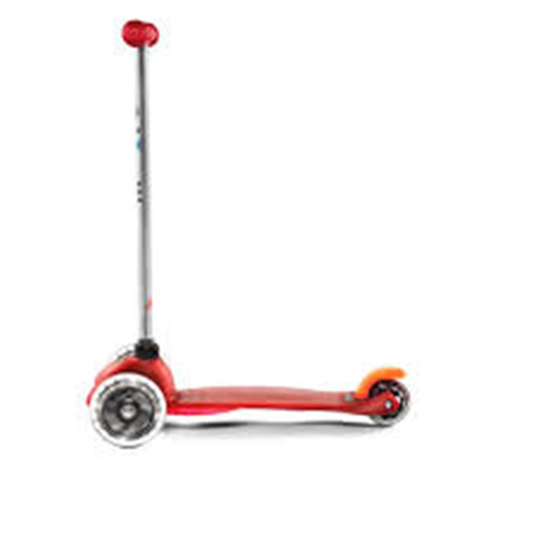 Buy Micro Mini Classic Scooter With Led Wheels Red | Yallatoys.com