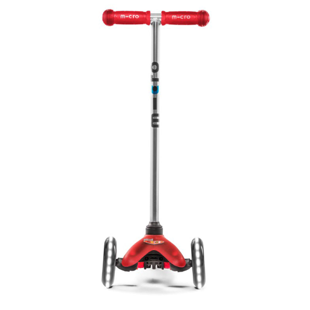 Buy Micro Mini Classic Scooter With Led Wheels Red | Yallatoys.com