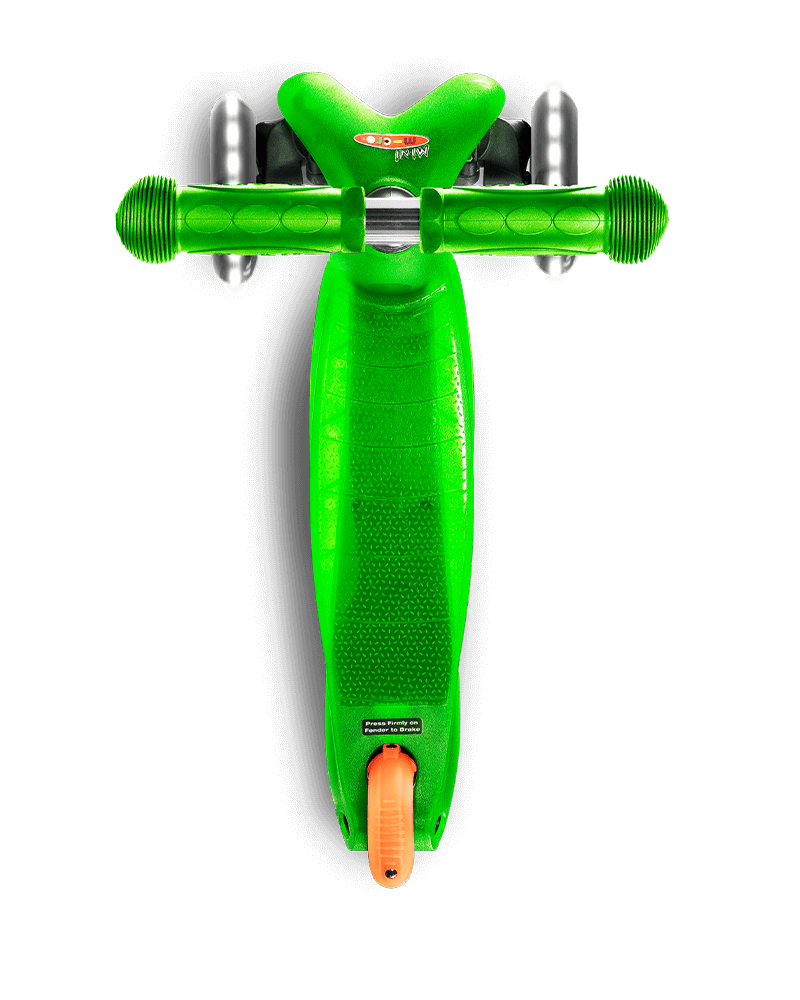 Buy Micro Mini Classic Green LED Scooter | Yallatoys.com