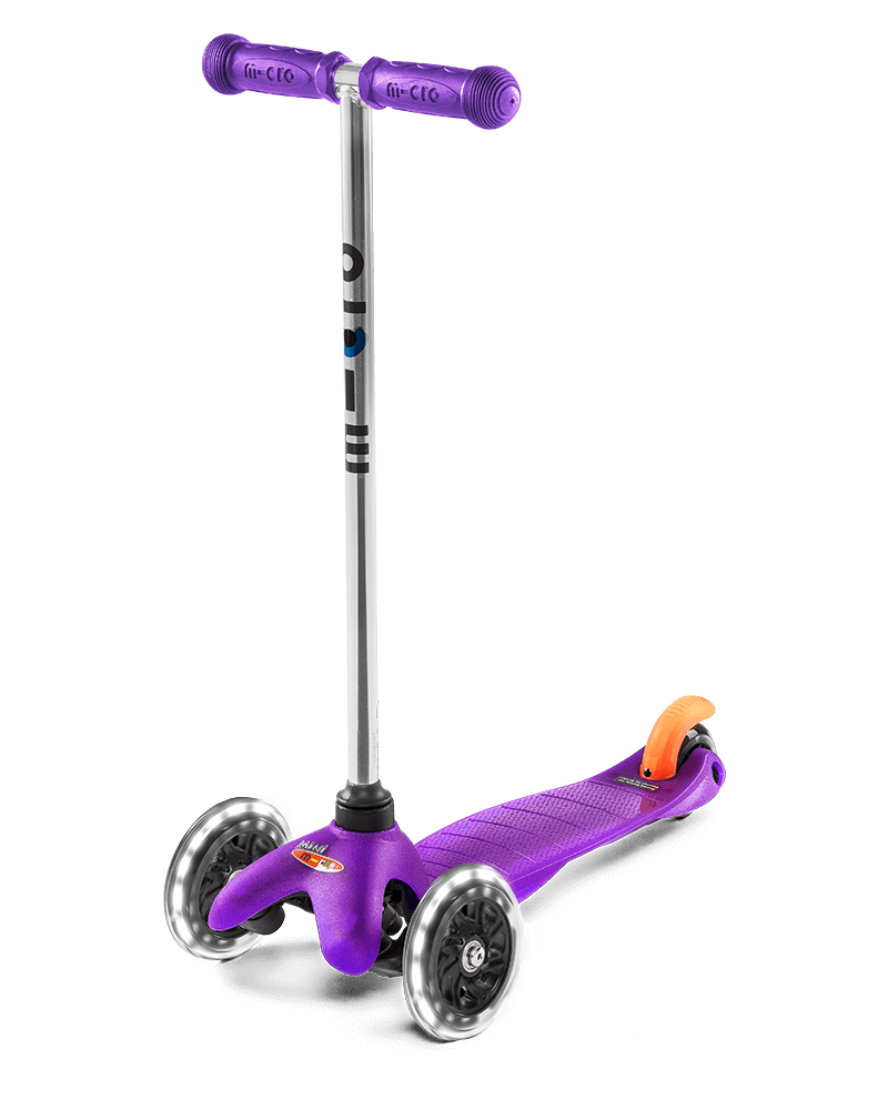 Buy Micro Mini Classic LED Purple Scooter | Yallatoys.com