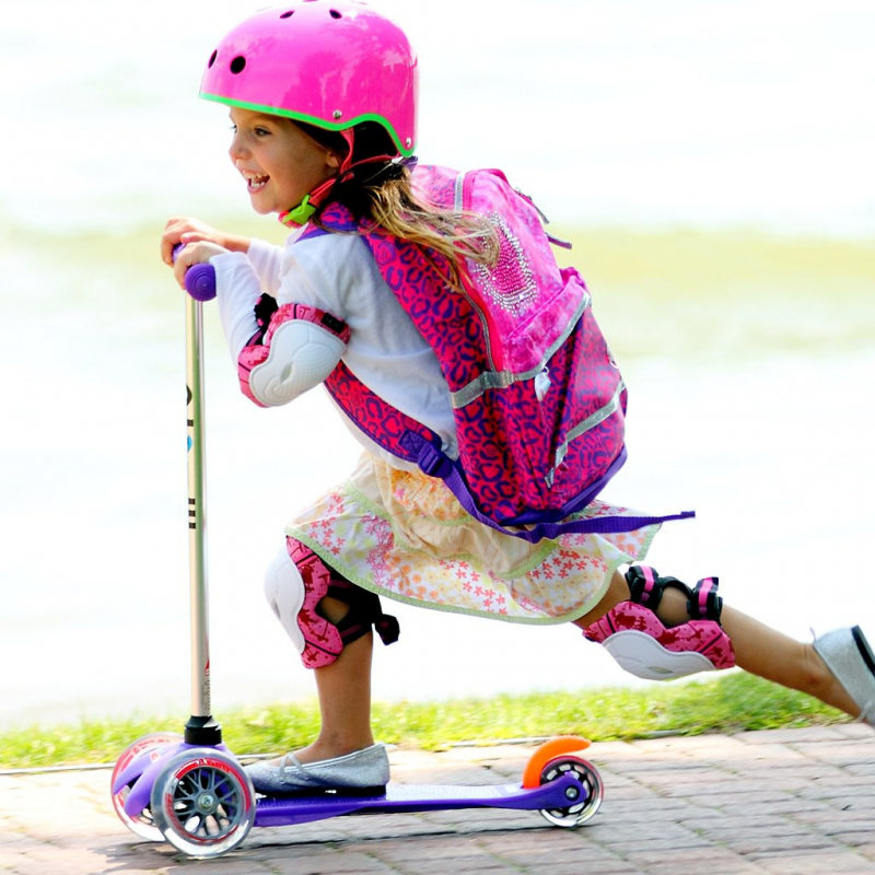 Buy Micro Mini Classic LED Purple Scooter | Yallatoys.com