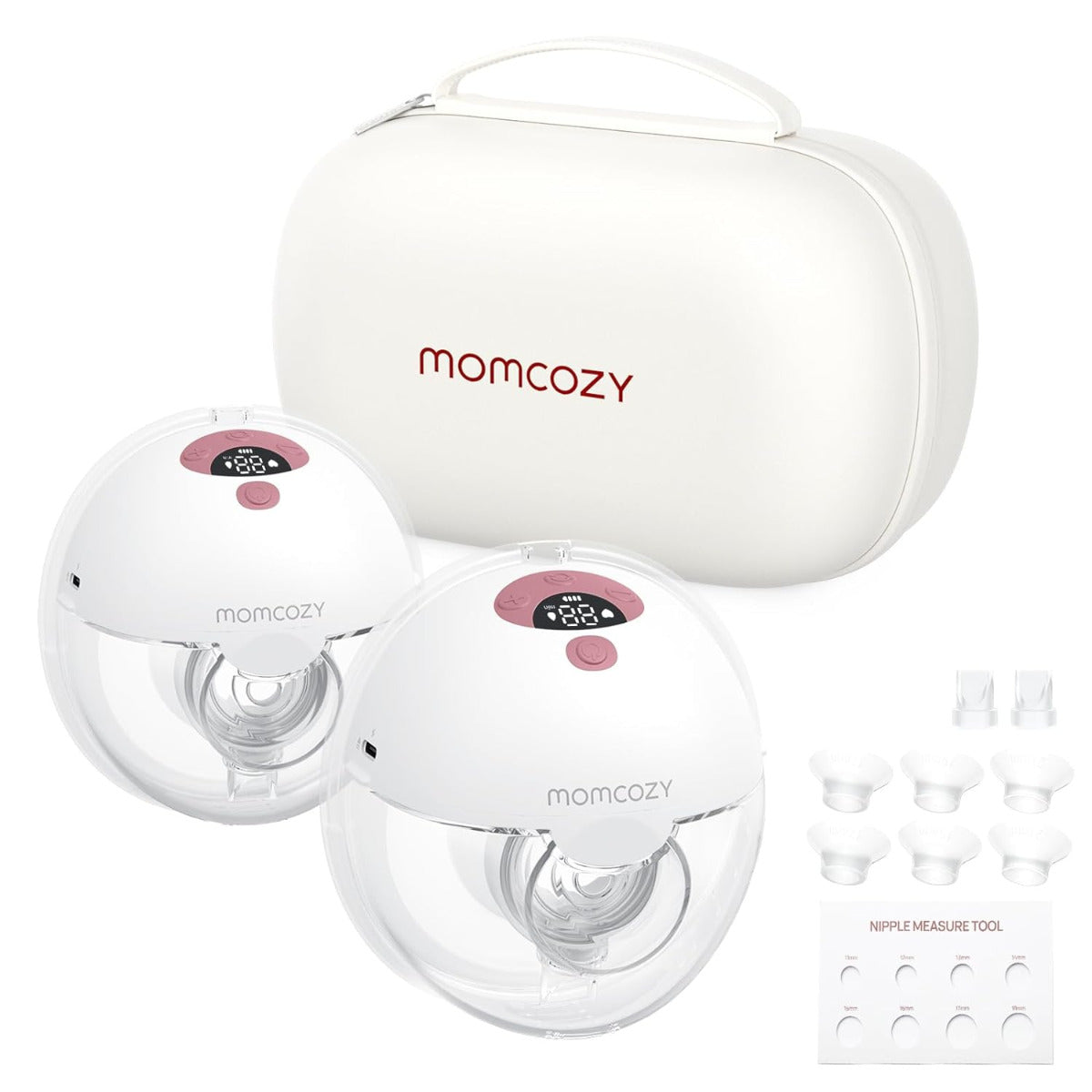 Momcozy Wearable Breast Pump M5 Double Maroon Momcozy Yallatoys