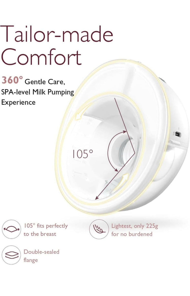 Momcozy Wearable Breast Pump M5 Single Grey Momcozy Yallatoys