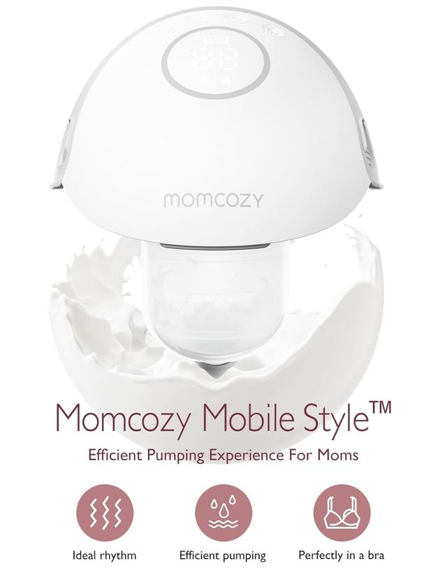 Momcozy Mobile Style M6 Breast Pump Double Grey Momcozy Yallatoys
