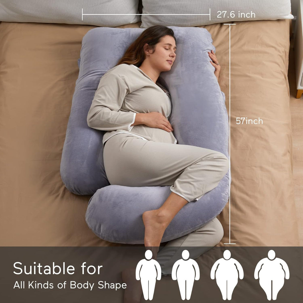 Momcozy U Shaped Pregnancy Pillow Momcozy Yallatoys