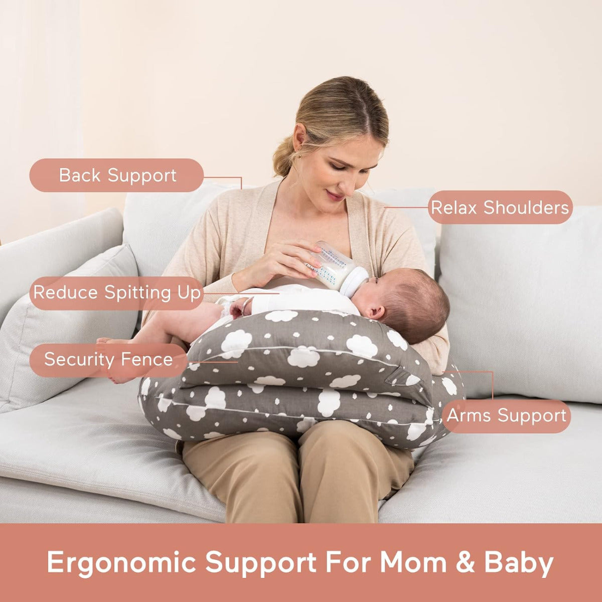 Momcozy Adjustable Nursing Pillow Momcozy Yallatoys