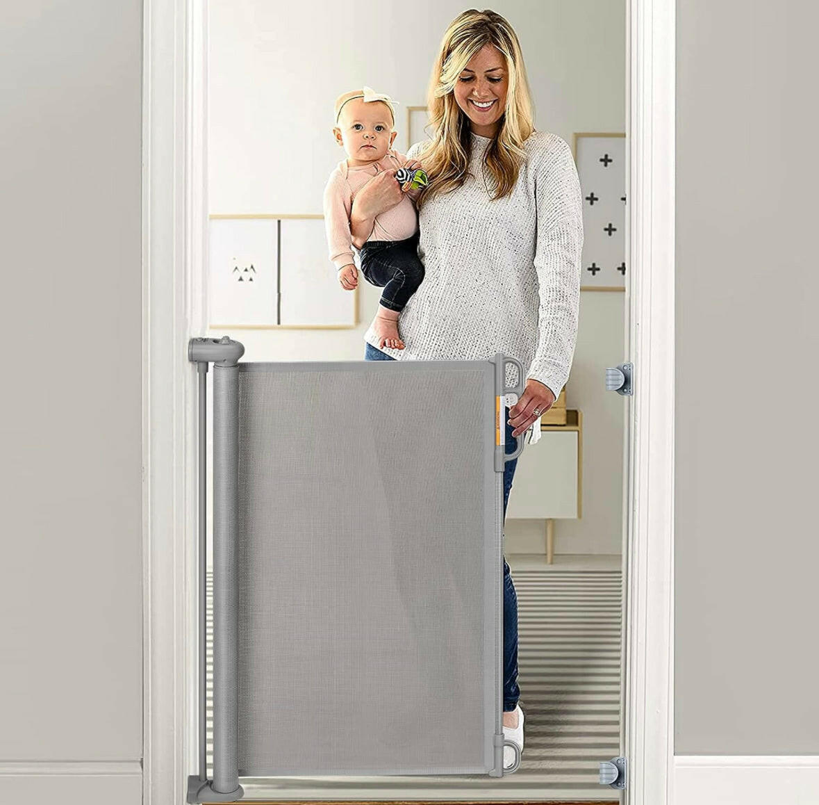 Momcozy Retractable Baby Gate 140cm Momcozy Yallatoys
