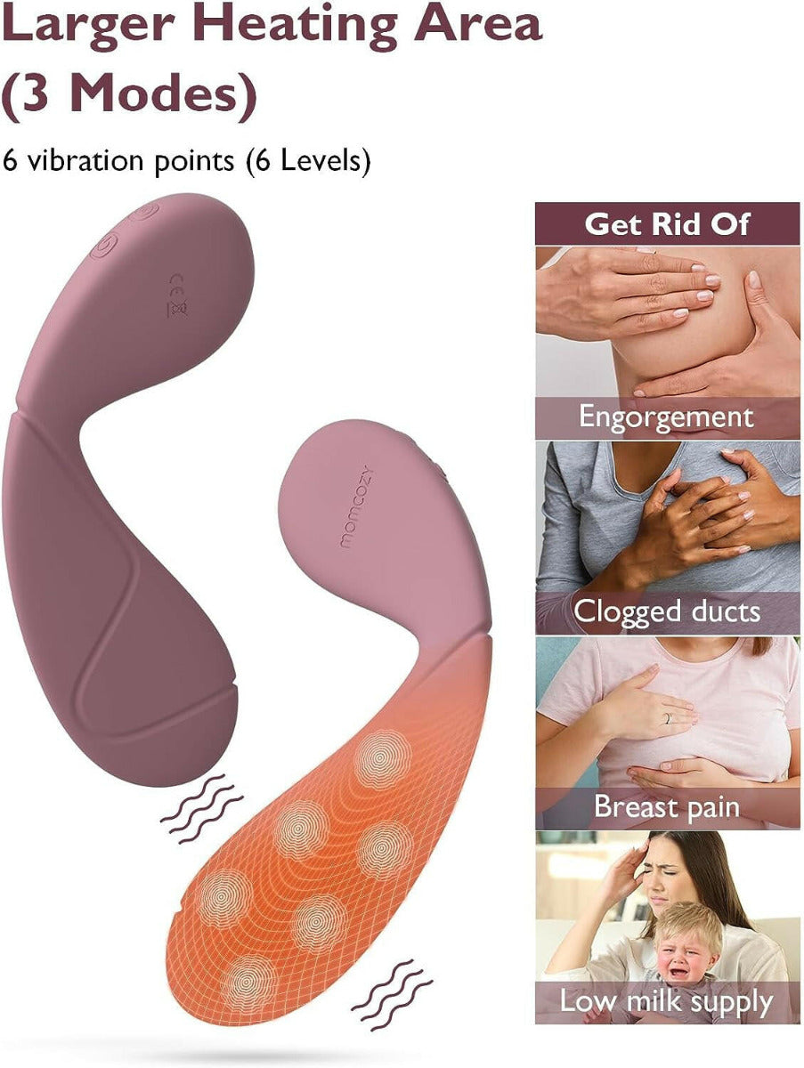 Momcozy Hands-Free Lactation Massage Pads 2 Pack Momcozy Yallatoys